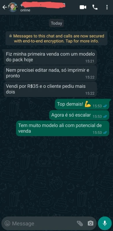 Depoimento de membro do Clube3D